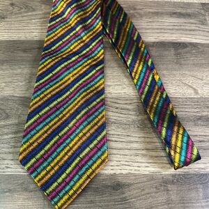 Emilio Romano Multicolor Striped Men's silk Tie